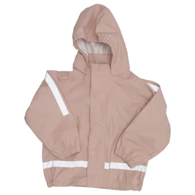 Rain jacket (Pink, Silver) from Rusk Polyester, Polyurethane