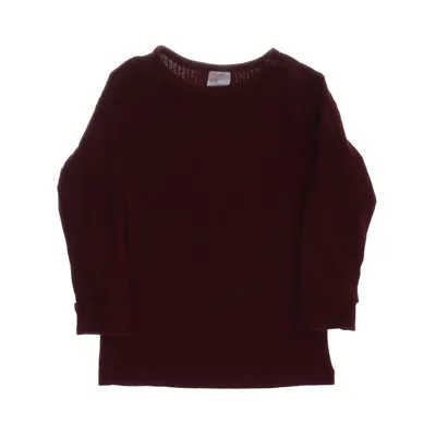 Lange mouwen shirt (Rood) van H&M Basic Katoen, Elastaan