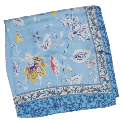 Halstuch (Blau, Mehrfarbig) Polyester, Seide