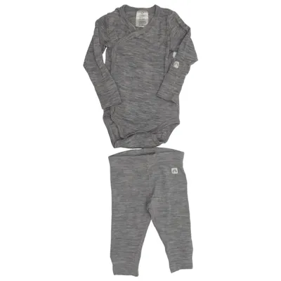 Base layer (Gray) from Lindex Baby Merino wool