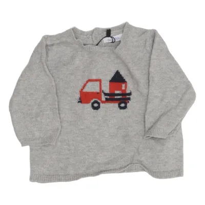 Pull-over (Gris, Rouge, Noir) de Bout'chou Coton, Laine
