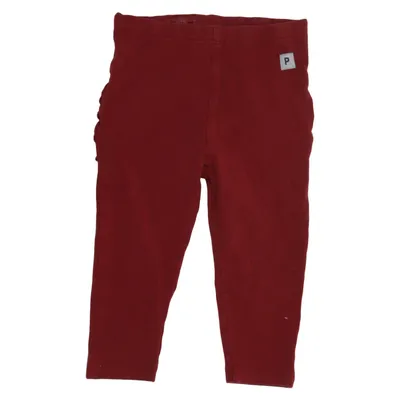 Leggings (Red) from Polarn O. Pyret Elastane, Organic cotton