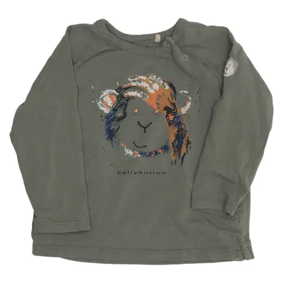 Long sleeve T-shirt (Green) from Bellybutton Elastane, Organic cotton