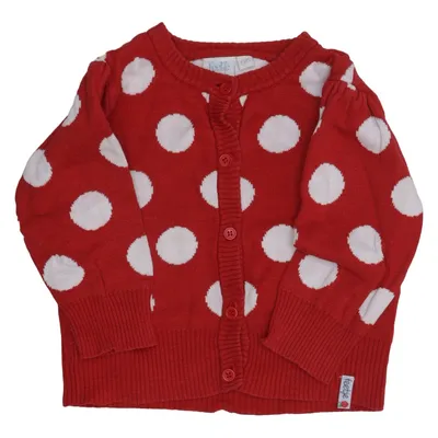 Cardigan (Red, White) from Feetje Cotton