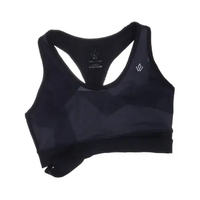 Sports bra (Black, Gray) from Workout Empire Elastane, Polyester