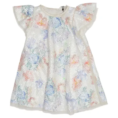 Klänning (Vit, Flerfärgad) från H&M Polyester