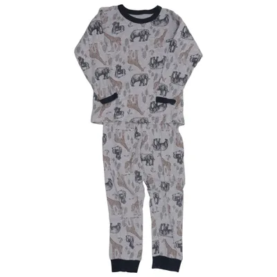 Pyjama (Grau) von Joha Bio-Baumwolle