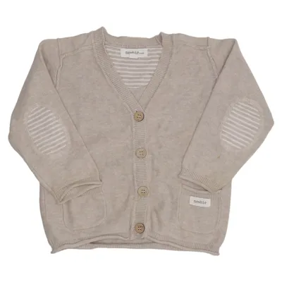 Cardigan (Beige) van Newbie by KappAhl Organisch katoen