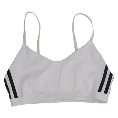 Sports bra (White, Black) from Adidas