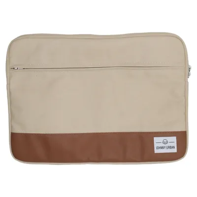 Laptoptas (Beige, Bruin) van Johnny Urban