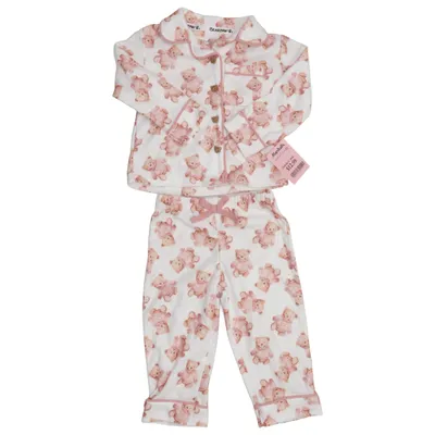 Pajamas (White, Pink, Brown) from Bearpaw Polyester