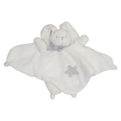 Knuffeldoekje (Wit, Grijs) van Molli Toys