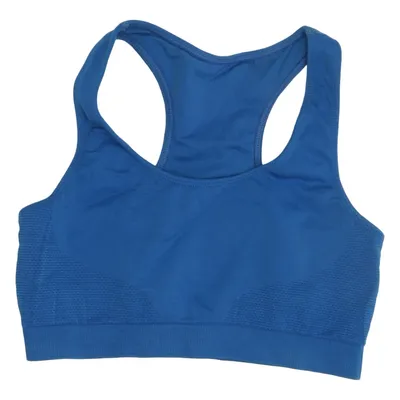 Sports bra (Blue) from Seamless Elastane, Polyamide