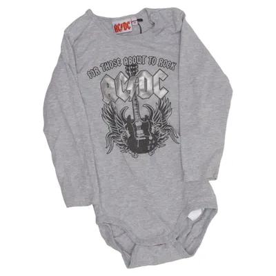 Body (Gris) de ACDC Coton, Élasthane