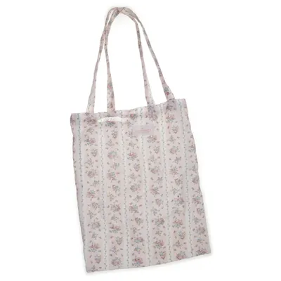 Canvas bag (White, Pink, Multicolored) from Greengate