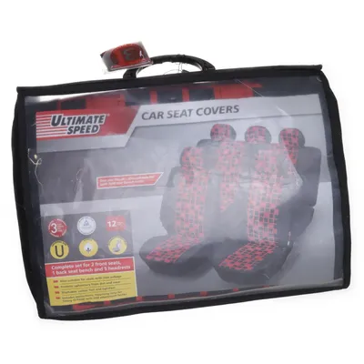 Bilklädsel (Svart, Röd) från Ultimate Speed