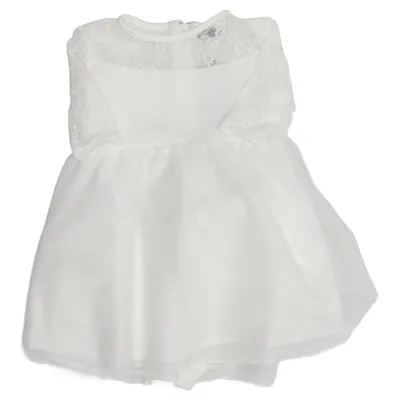 Blomsterpigekjole (Hvid) fra Jocko Polyester