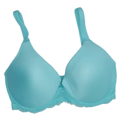 Bra (Turquoise) from Petit Secrets Elastane, Polyamide