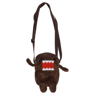 Axelremsväska (Brun, Röd, Vit) från Domo