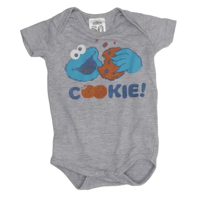 Body (Gris, Bleu, Marron) de Sesame Street Coton, Polyester