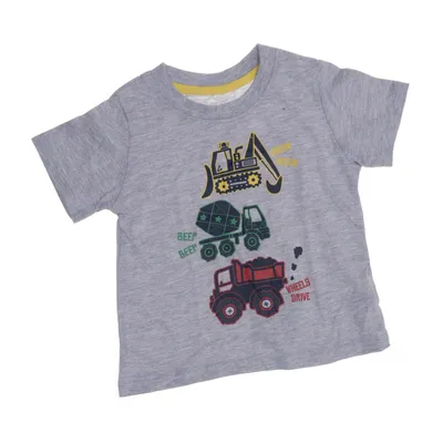 T-shirt (Grå, Flerfärgad) från Rebel by Primark Bomull, Polyester