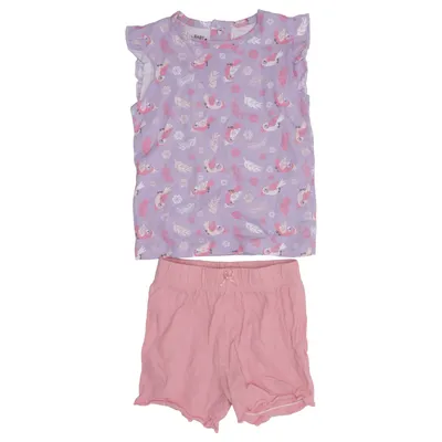Pyjamasz (Lilla, Pink, Flerfarvet) fra Baby Økologisk bomuld
