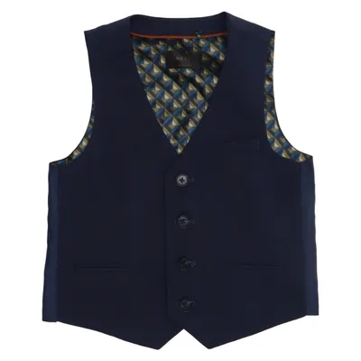 Suit vest (Blue) from Next Elastane, Polyester, Viscose