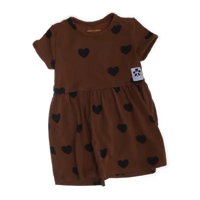 Klänning (Brun) från Mini Rodini Elastan, Lyocell