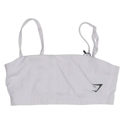 Sports bra (White) from Gymshark Elastane, Polyamide, Polyester