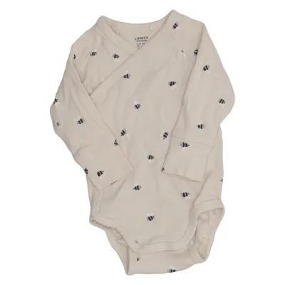 Rompers (Beige) from Lindex Newborn Cotton, Elastane