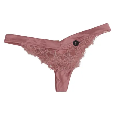 String (Roze) van Noir Katoen, Elastaan, Polyamide, Polyester