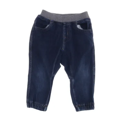 Jeans (Blå) från Muji Bomull, Elastan, Polyester