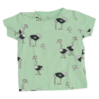 T-shirt (Green, Multicolored) from Name It Elastane, Organic cotton