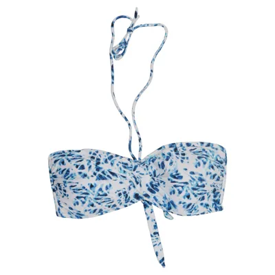 Bikini top (Blue, White) from Andy