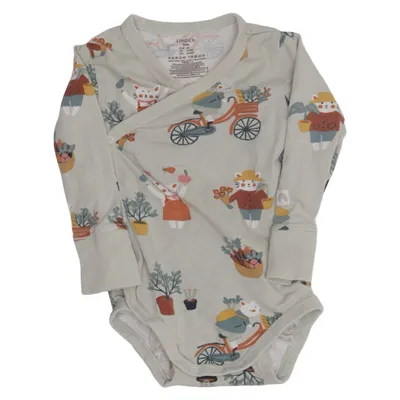 Body (Gris, Multicolore) de Lindex Baby Coton, Élasthane
