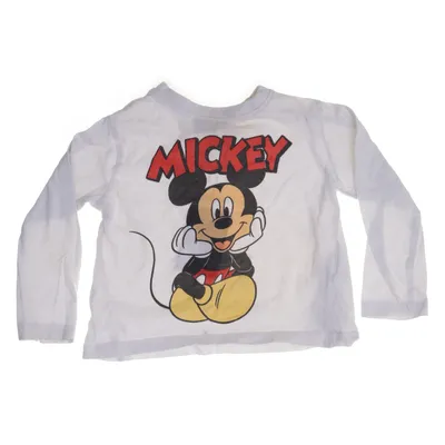 Långärmad t-shirt (Vit, Flerfärgad) från Mickey Mouse Bomull