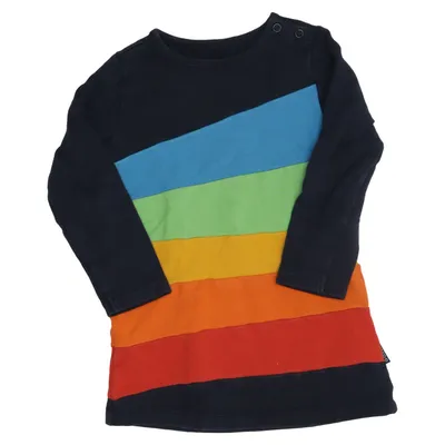 Jurk (Blauw, Groen, Rood, Oranje, Meerkleurig) van Jako-O Katoen, Elastaan