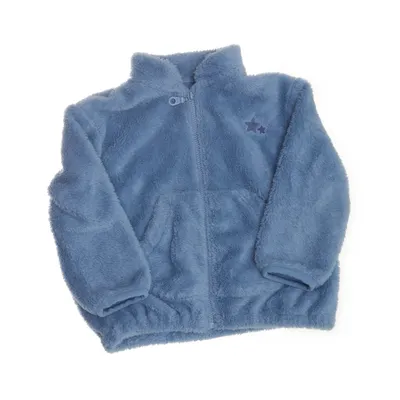 Fleecejacka (Blå) från Uniqlo Baby Elastan, Återvunnen polyester
