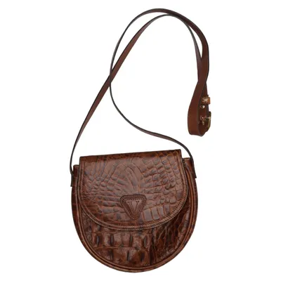 Shoulder-bag (Brown) from Via Veneto Leather