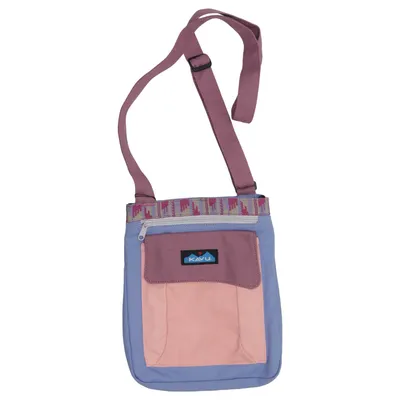 Umhängetasche (Blau, Pink, Lila) von Kavu Baumwolle, Polyester