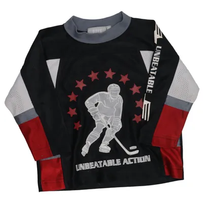 Hockeytrøje (Sort, Rød, Grå) fra Boys by KappAhl Polyester