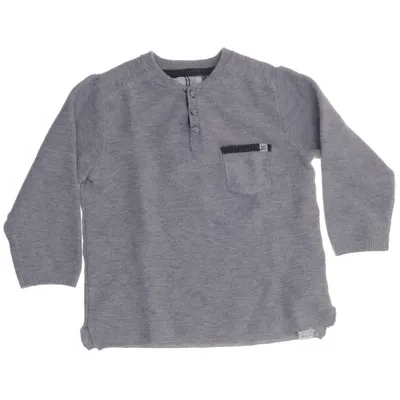 Sweater (Gray) from Zara Knitwear Cotton, Nylon, Wool