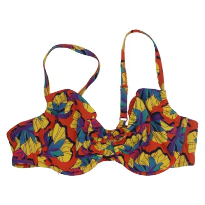 Haut de bikini (Rouge, Jaune, Bleu) de Darjeeling Élasthane, Polyamide