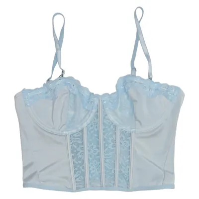 Bustier (Blue) from Shein Elastane, Polyamide