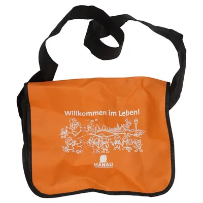 Canvas tas (Oranje, Zwart) van Hana
