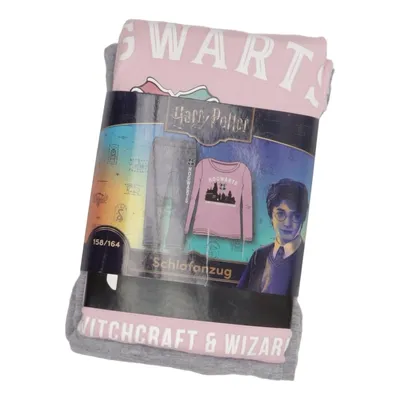 Pyjamas (Grå, Rosa) från Harry Potter Bomull, Polyester