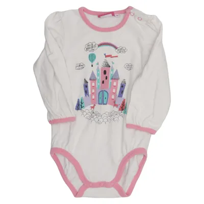 Body (Hvid, Pink, Flerfarvet) fra Mini Bomuld, Elastan