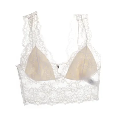 Bralette (Vit) från Pieces Accessories Elastan, Polyamid