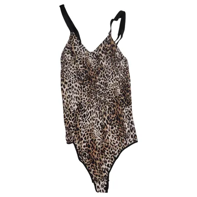 Body (Brown, Black) from Creamy Fabrics Elastane, Polyamide