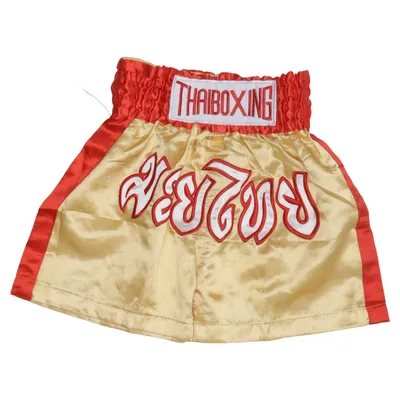 Kampsportsbyxor (Guldfärgad, Röd) från Thaiboxning